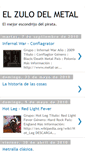 Mobile Screenshot of elzulodelmetal.blogspot.com