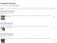 Tablet Screenshot of footballterritory.blogspot.com
