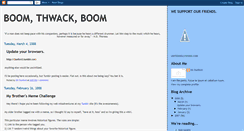 Desktop Screenshot of boomthwackboom.blogspot.com