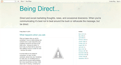 Desktop Screenshot of beingdirect.blogspot.com