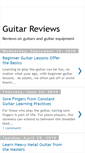Mobile Screenshot of guitar-reviews.blogspot.com