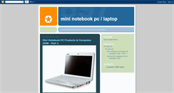 Desktop Screenshot of mininotebookpc.blogspot.com