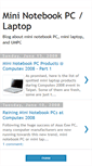 Mobile Screenshot of mininotebookpc.blogspot.com