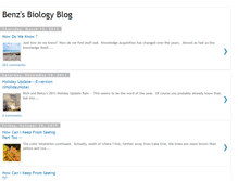 Tablet Screenshot of benzbiologyblog.blogspot.com
