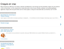 Tablet Screenshot of croquisenvrac.blogspot.com