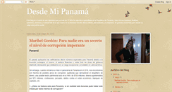 Desktop Screenshot of desdemipanama.blogspot.com