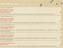 Tablet Screenshot of desdemipanama.blogspot.com