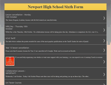 Tablet Screenshot of nhssixthform.blogspot.com