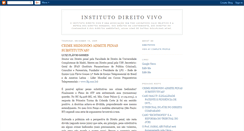 Desktop Screenshot of direitovivo.blogspot.com