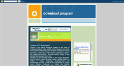 Desktop Screenshot of mp3downloadprogram.blogspot.com