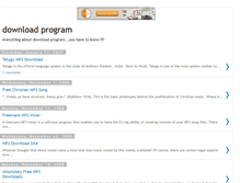 Tablet Screenshot of mp3downloadprogram.blogspot.com