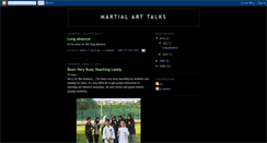 Desktop Screenshot of martialarttalks-fauzi.blogspot.com