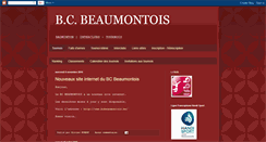 Desktop Screenshot of bcbeaumontois.blogspot.com