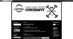 Desktop Screenshot of naturalhighcrossfit.blogspot.com