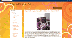 Desktop Screenshot of dayinthelifeofava.blogspot.com