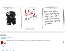 Tablet Screenshot of blogrecipie.blogspot.com