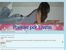 Tablet Screenshot of paixaolivros.blogspot.com