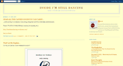 Desktop Screenshot of insideiamdancing.blogspot.com