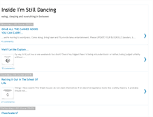 Tablet Screenshot of insideiamdancing.blogspot.com