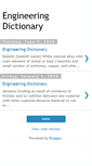 Mobile Screenshot of engineeringdictionary.blogspot.com