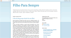 Desktop Screenshot of filhoparasempre.blogspot.com