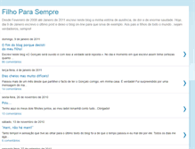 Tablet Screenshot of filhoparasempre.blogspot.com