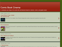 Tablet Screenshot of comicbookcinema.blogspot.com