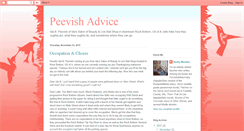 Desktop Screenshot of peevishadvice.blogspot.com