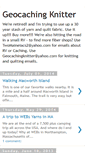 Mobile Screenshot of geocachingknitter.blogspot.com