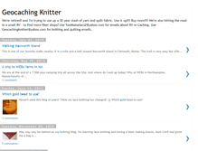 Tablet Screenshot of geocachingknitter.blogspot.com