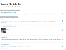 Tablet Screenshot of coatesvillesidebar.blogspot.com