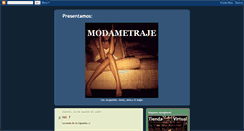 Desktop Screenshot of modametraje.blogspot.com