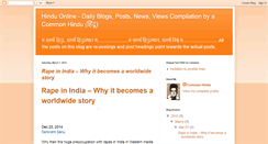 Desktop Screenshot of hinduonline.blogspot.com