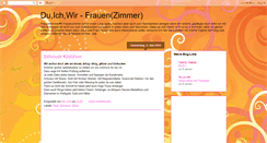 Desktop Screenshot of duichwir-frauenzimmer.blogspot.com