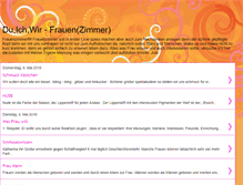 Tablet Screenshot of duichwir-frauenzimmer.blogspot.com