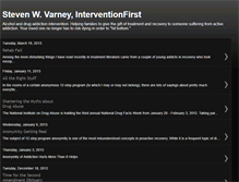 Tablet Screenshot of interventionfirst.blogspot.com