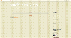 Desktop Screenshot of amynareegarage.blogspot.com