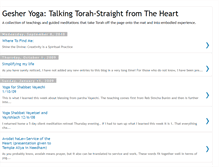 Tablet Screenshot of gesheryoga.blogspot.com