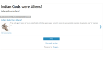 Tablet Screenshot of indiangodswerealiens.blogspot.com