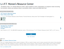 Tablet Screenshot of liftwomensresourcecenter.blogspot.com