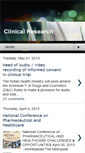 Mobile Screenshot of clinicalresearch-in.blogspot.com