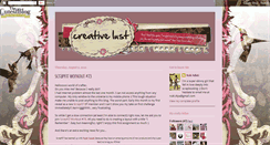 Desktop Screenshot of mycreativelust.blogspot.com