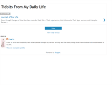 Tablet Screenshot of bitsfromdailylife.blogspot.com