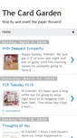 Mobile Screenshot of cardgarden.blogspot.com