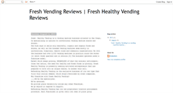 Desktop Screenshot of freshvending-reviews.blogspot.com