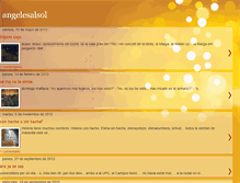 Tablet Screenshot of angelesalsol.blogspot.com