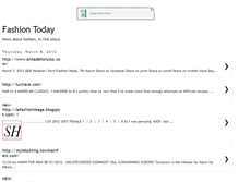Tablet Screenshot of fashionblogstoday.blogspot.com