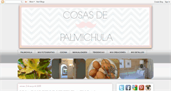 Desktop Screenshot of cosasdepalmichula.blogspot.com