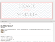 Tablet Screenshot of cosasdepalmichula.blogspot.com