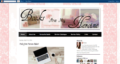 Desktop Screenshot of booksaremyheroine.blogspot.com